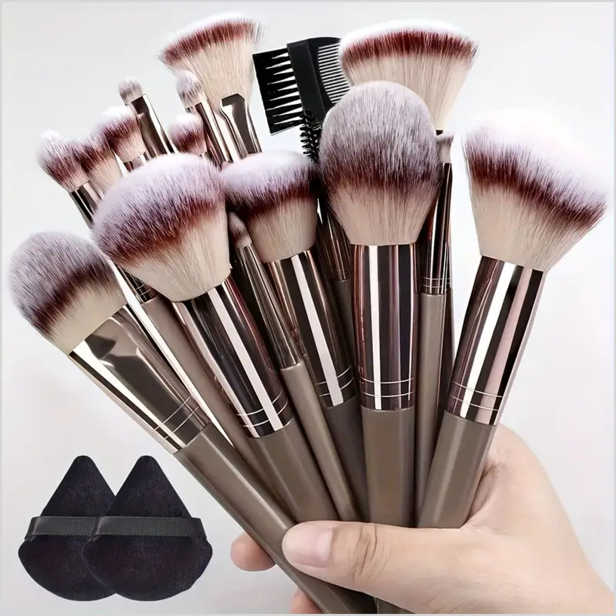 15pcs Professional Makeup Brush Set with Bag for Women UK – Skinae UK
