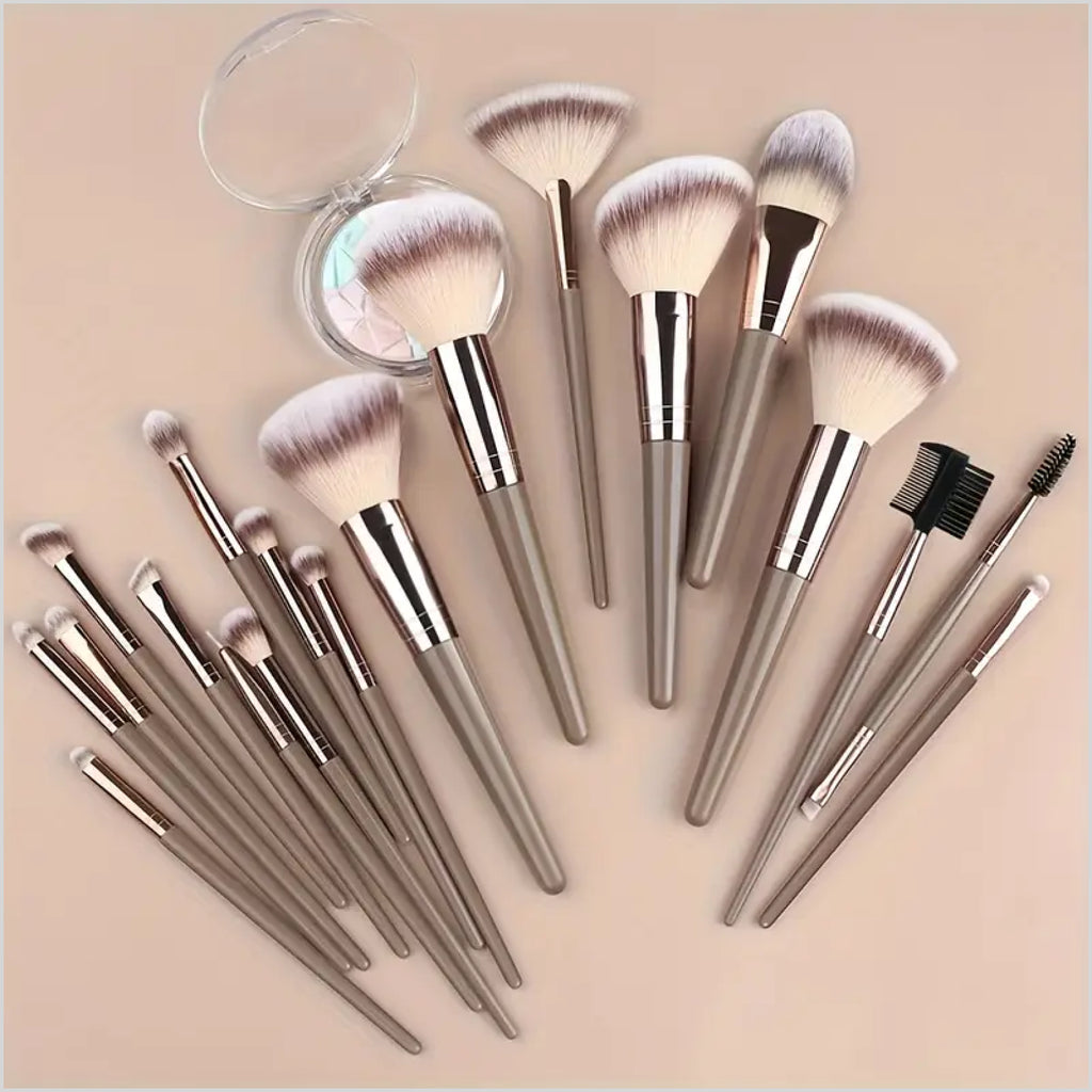 15pcs Professional Makeup Brush Set with Bag for Women UK – Skinae UK